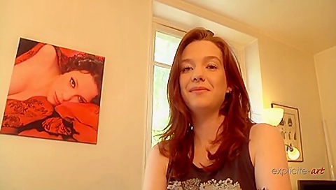 Hairy French teen 18+ Tries Porn For The Very First Time Dildo Blowjob And Pov Sex